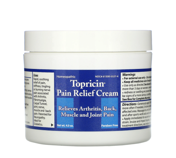 Topricin, Pain Relief Cream, 4.0 oz