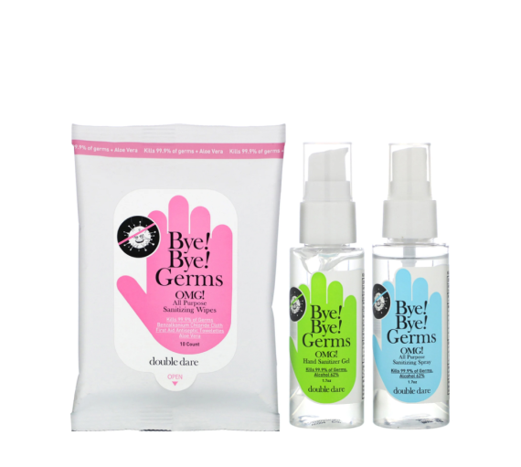 Germs Sanitizing Essential  Kit, 3 Piece Kit